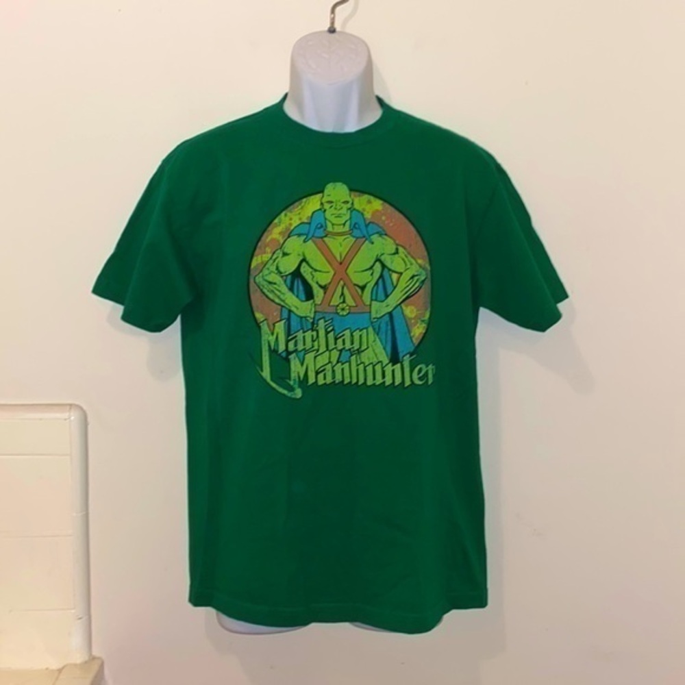 Unisex DC Comics Martian Manhunter Green Graphic Tee